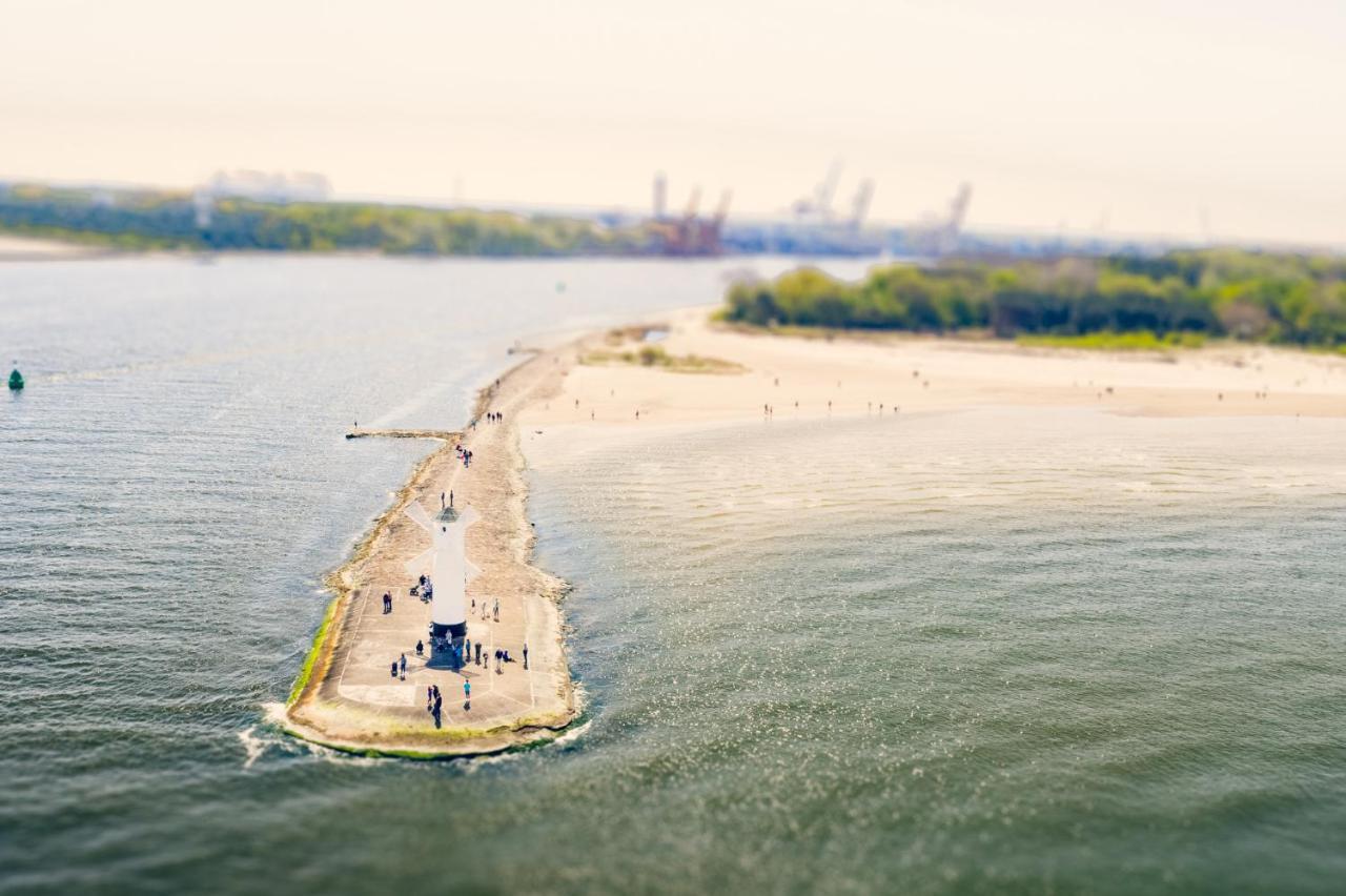 White Apartment Swinemuende Zewnętrze zdjęcie